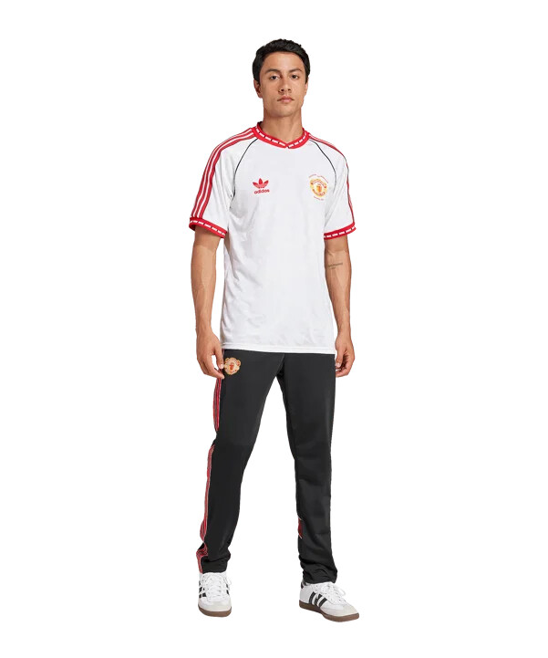 venkovní dres adidas manchester united 1991 bílý