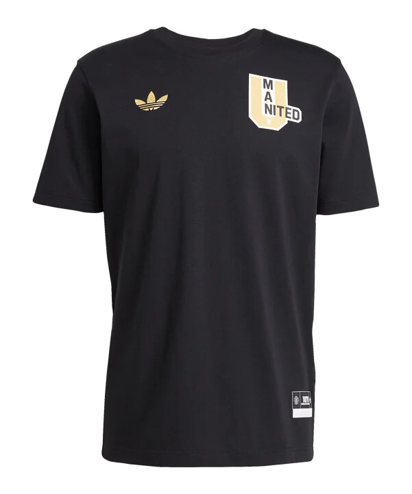 tričko adidas manchester united vrct černé