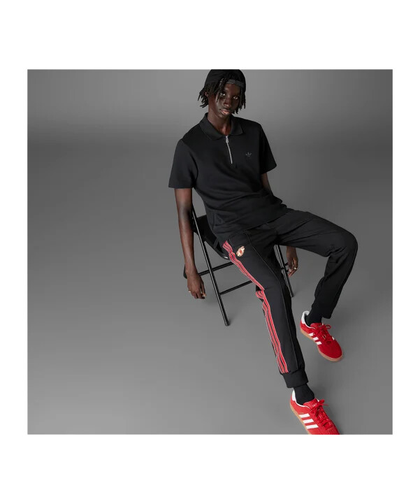 tréninkové kalhoty adidas manchester united černé