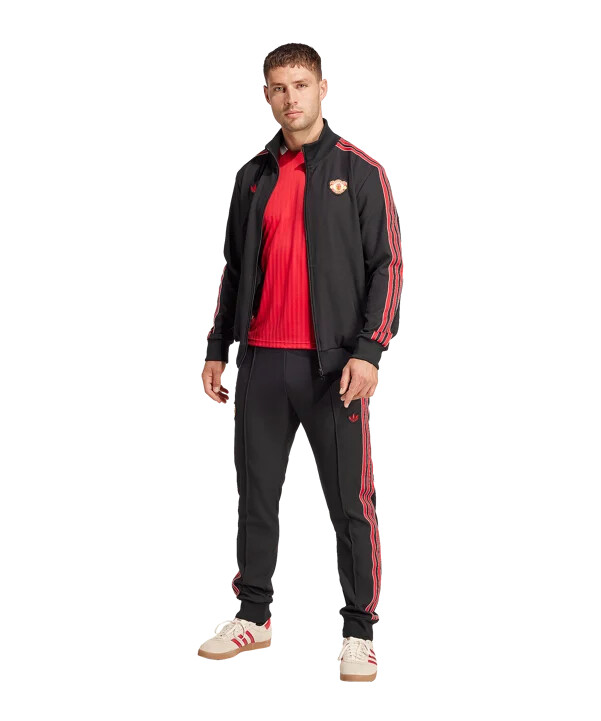 tréninkové kalhoty adidas manchester united černé