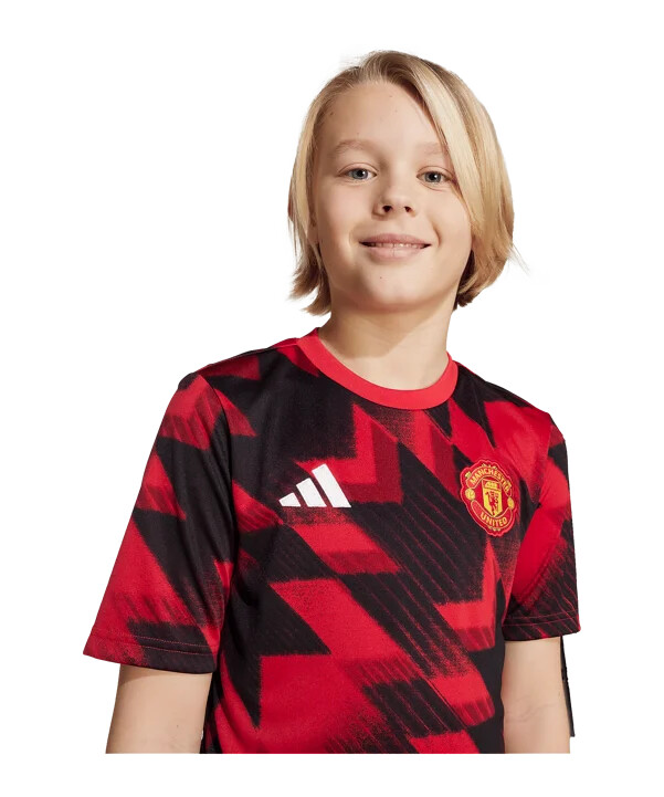 dětský fanouškovský dres adidas manchester united červený