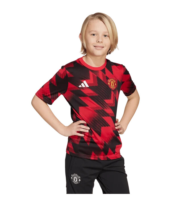 dětský fanouškovský dres adidas manchester united červený