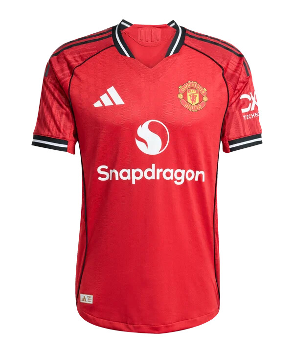 autentický domácí dres adidas manchester united 20252026 červený