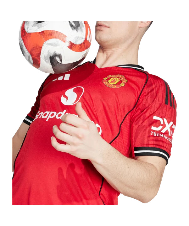 autentický domácí dres adidas manchester united 20252026 červený