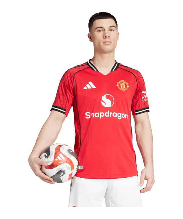 autentický domácí dres adidas manchester united 20252026 červený