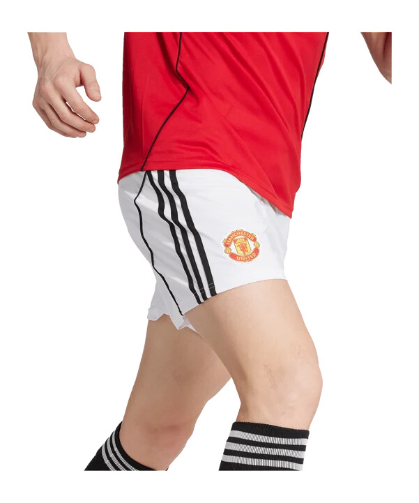 adidas manchester united short home 20252026 white