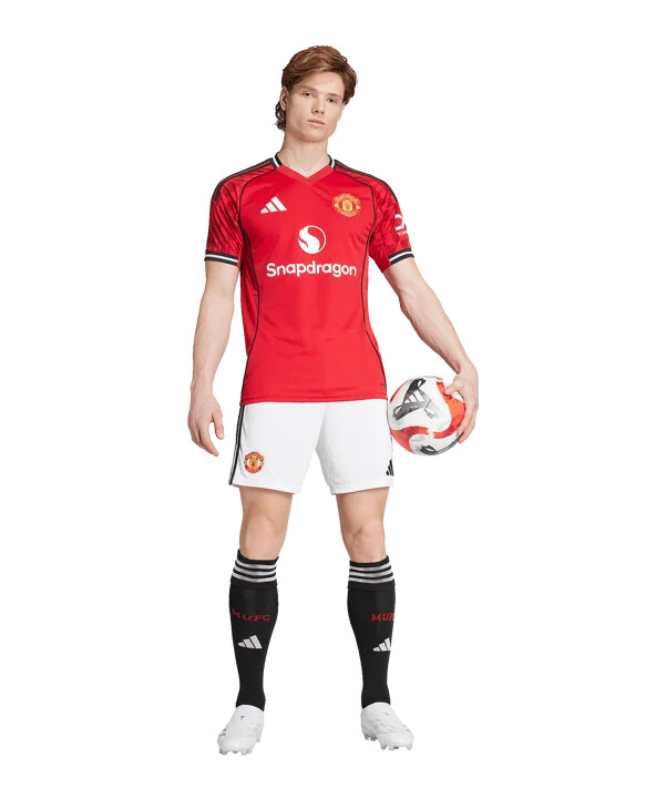 adidas manchester united short home 20252026 white