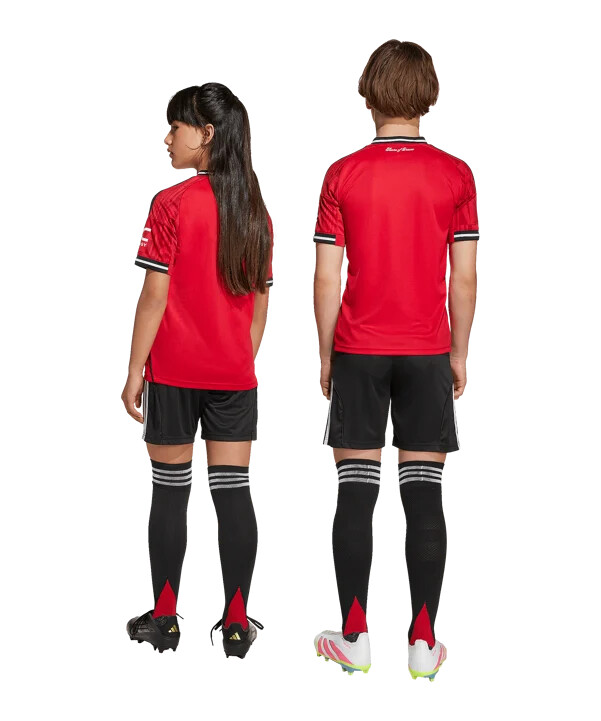 dětské kraťasy adidas manchester united home 20252026 černé