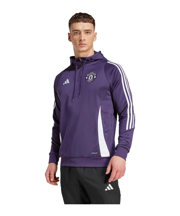 fialová tréninková mikina adidas manchester united