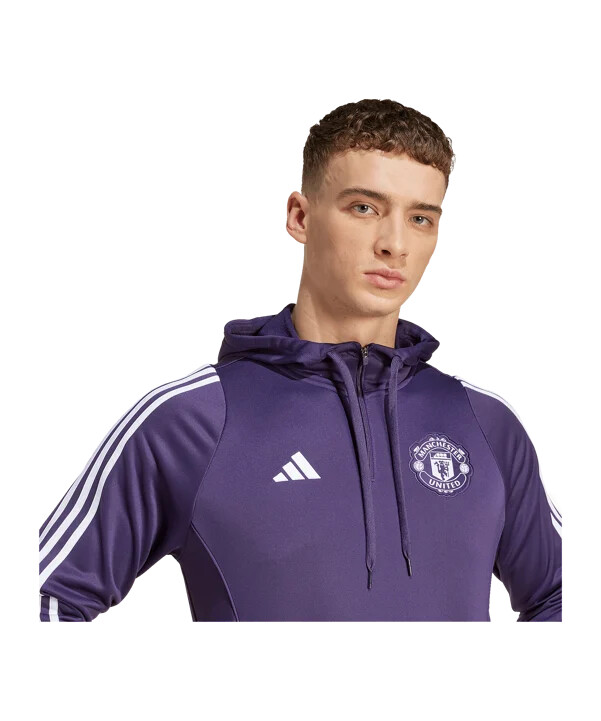 fialová tréninková mikina adidas manchester united