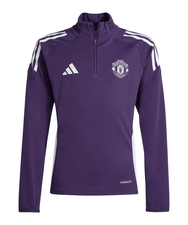 dětská tréninková mikina adidas manchester united fialová