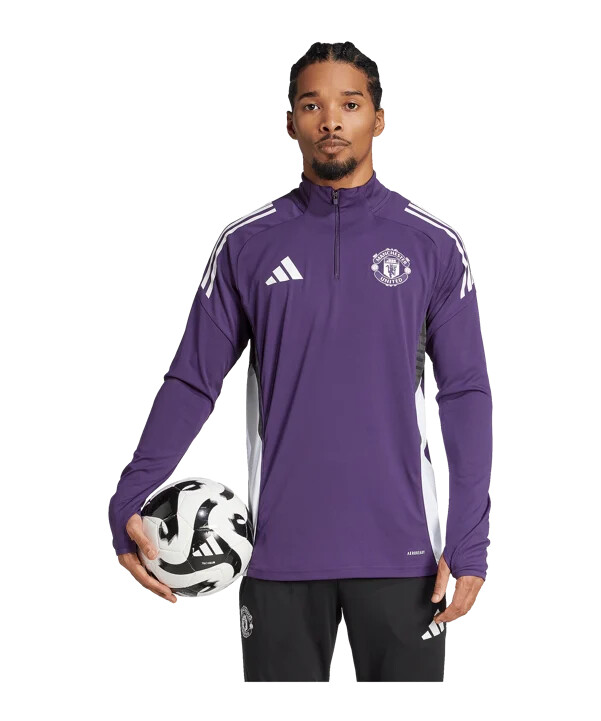 tréninková mikina adidas manchester united fialová