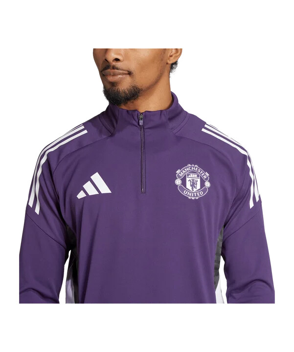 tréninková mikina adidas manchester united fialová