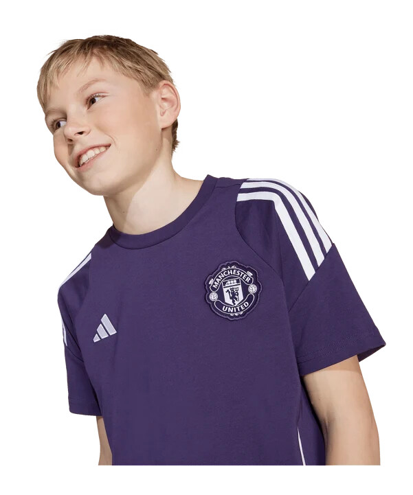 dětské tréninkové tričko adidas manchester united competition fialové
