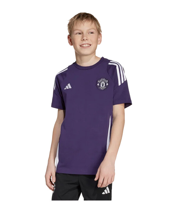 dětské tréninkové tričko adidas manchester united competition fialové