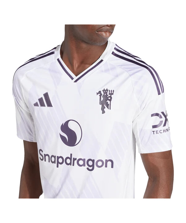 venkovní dres adidas manchester united 20252026 bílý