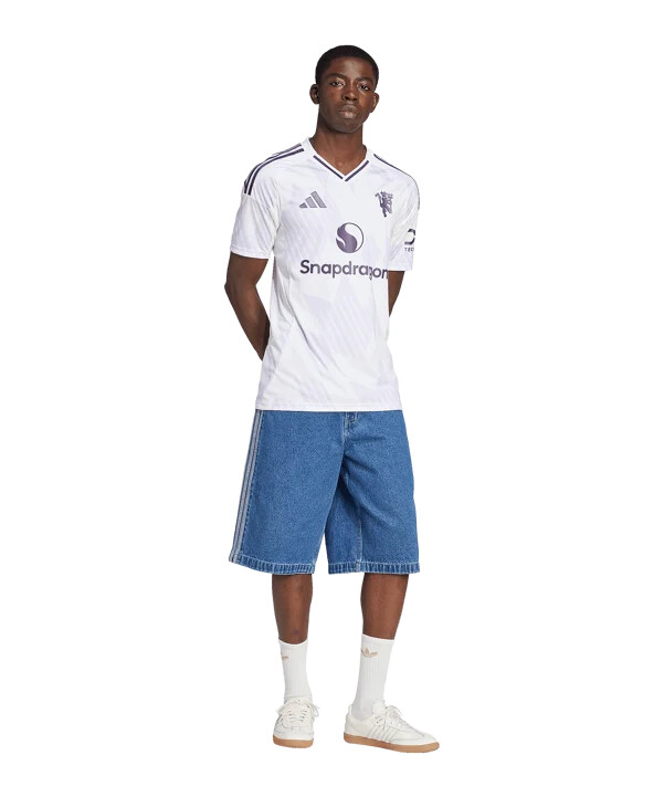 venkovní dres adidas manchester united 20252026 bílý