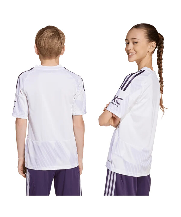 dětský venkovní dres adidas manchester united 20252026 bílý