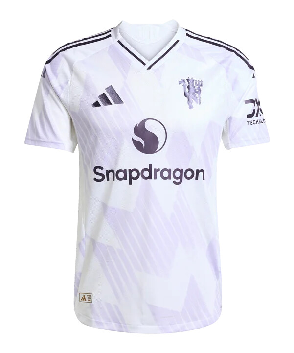 adidas manchester united authentic trikot venku 20252026 bílý