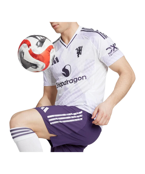 adidas manchester united authentic trikot venku 20252026 bílý