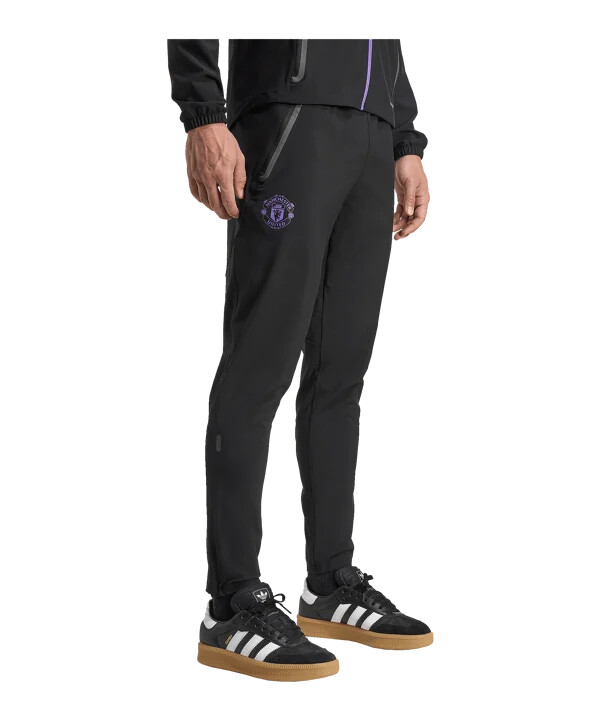 dámské tepláky adidas manchester united vis tech travel černé