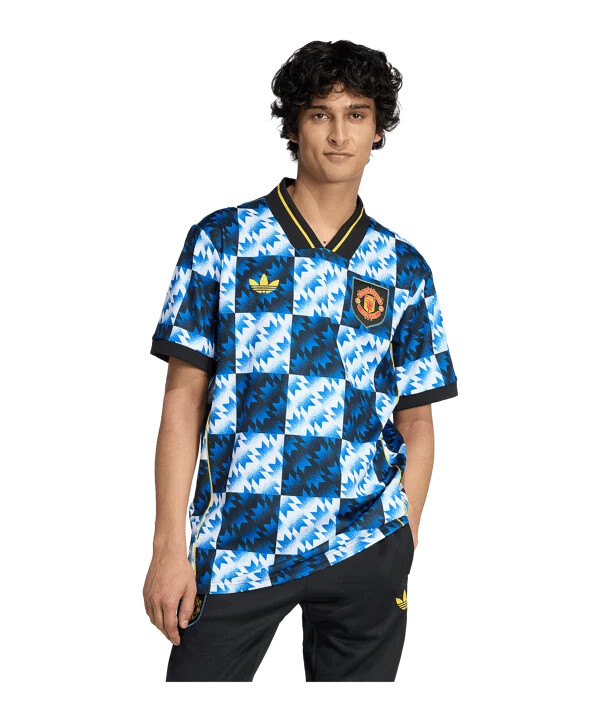 vícebarevný dlouhý dres adidas manchester united