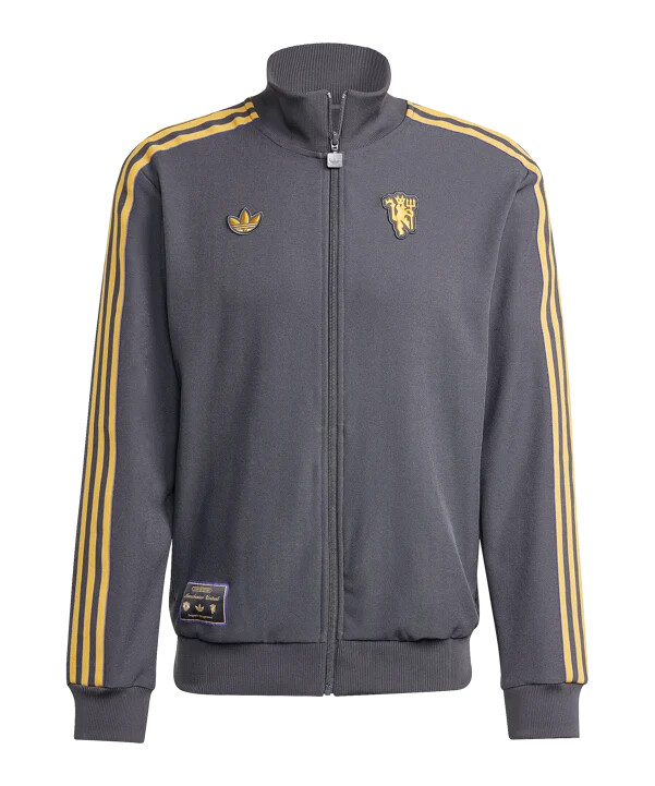 mikina adidas manchester united icon track černá