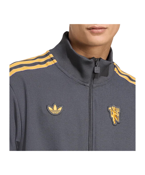 mikina adidas manchester united icon track černá