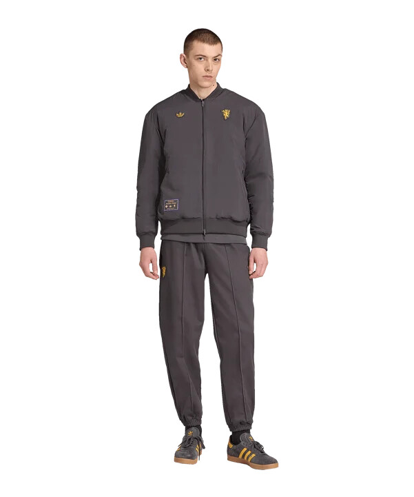 bunda adidas manchester united icon černá