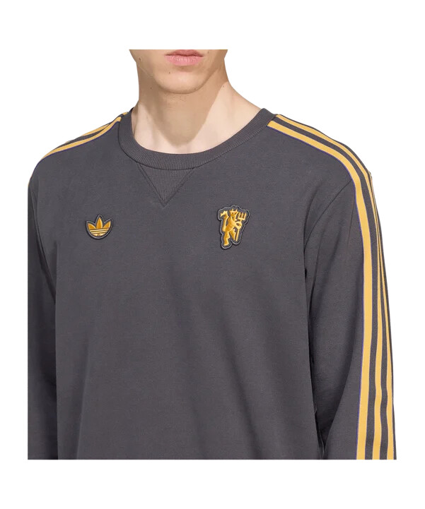 mikina adidas manchester united icon černá