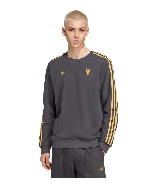 mikina adidas manchester united icon černá