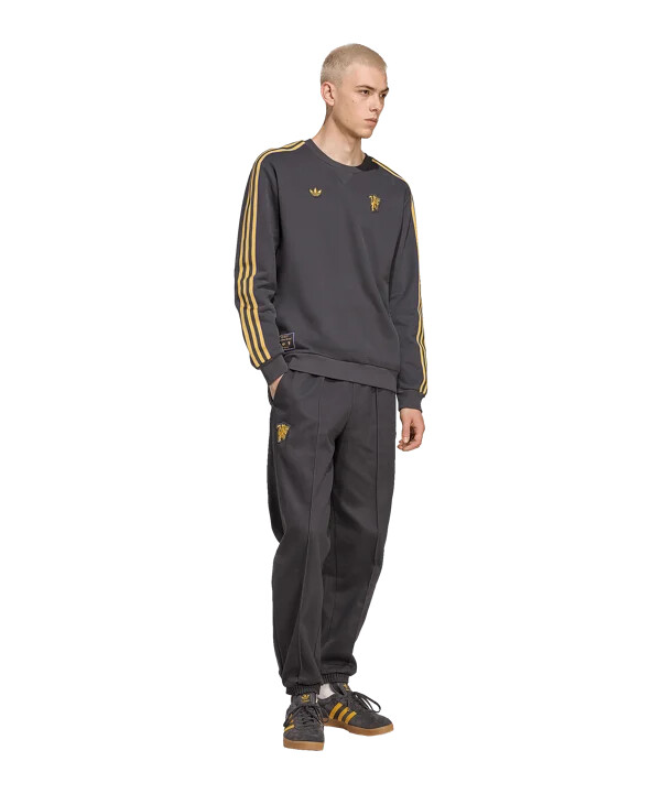 mikina adidas manchester united icon černá