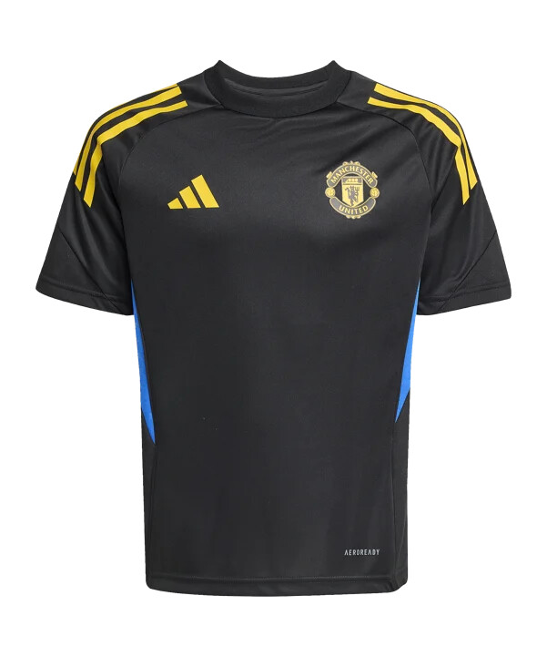 dětský tréninkový dres adidas manchester united cup 20252026 černý