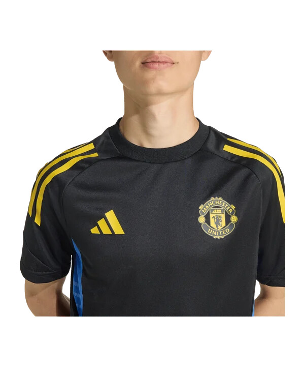 dětský tréninkový dres adidas manchester united cup 20252026 černý