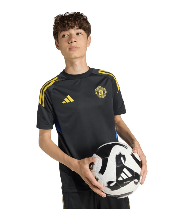 dětský tréninkový dres adidas manchester united cup 20252026 černý