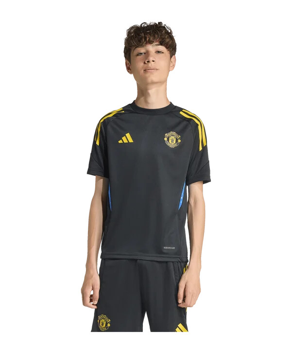 dětský tréninkový dres adidas manchester united cup 20252026 černý
