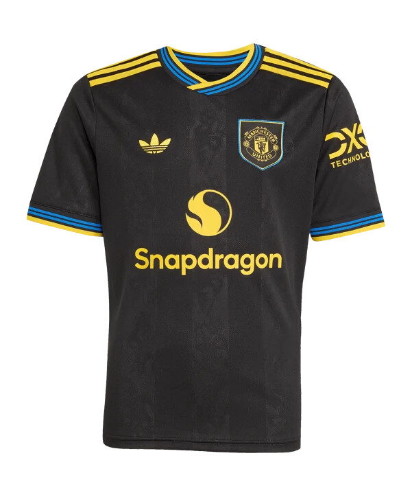 dětský dres adidas manchester united 3. ročník 20252026 černý
