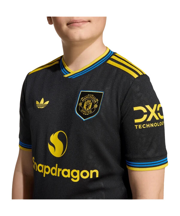 dětský dres adidas manchester united 3. ročník 20252026 černý