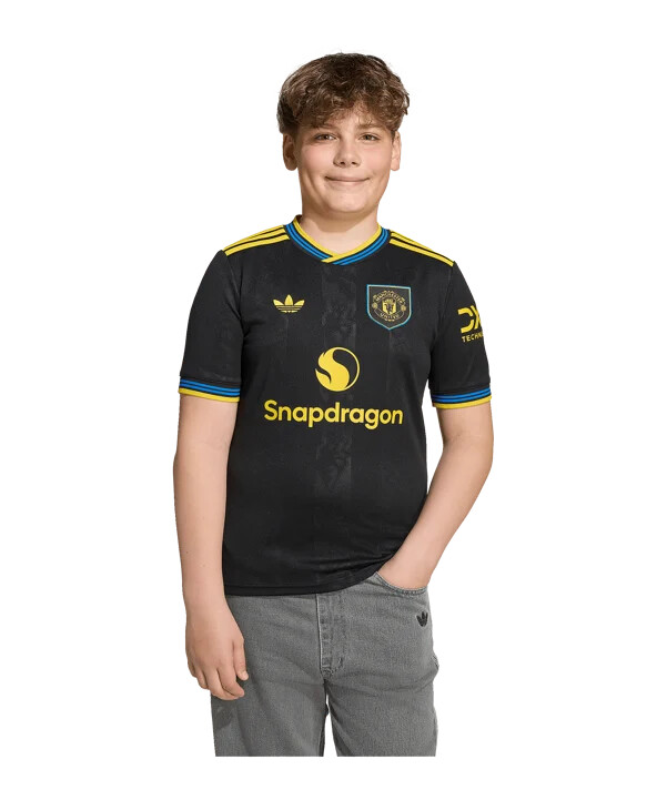 dětský dres adidas manchester united 3. ročník 20252026 černý