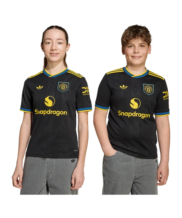 dětský dres adidas manchester united 3. ročník 20252026 černý
