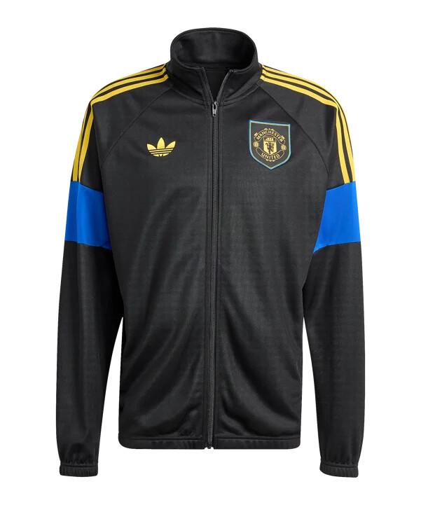 mikina adidas manchester united lfstlr track - černá
