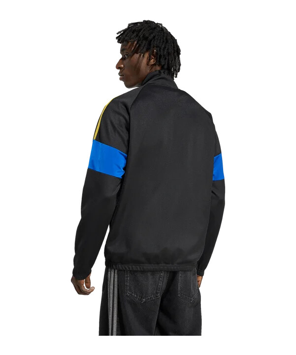 mikina adidas manchester united lfstlr track - černá