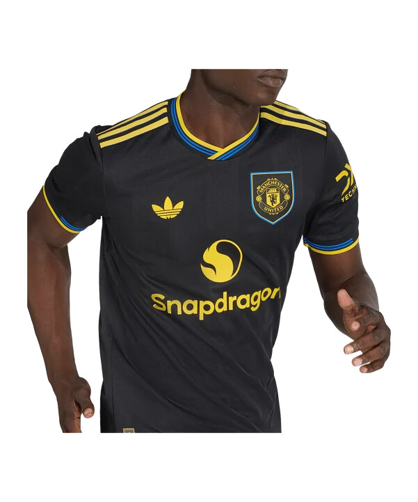 dres adidas manchester united authentic 3. týmu 20252026 černý