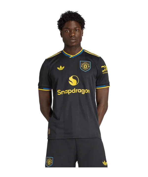 dres adidas manchester united authentic 3. týmu 20252026 černý