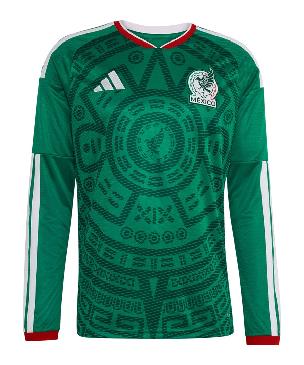 adidas mexiko s dlouhým rukávem domácí dres mistrovství světa 2026 zelený
