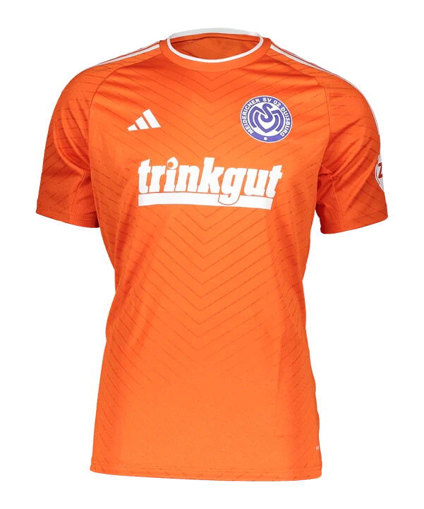 dres adidas msv duisburg 3. ročník 20242025 dětský oranžový