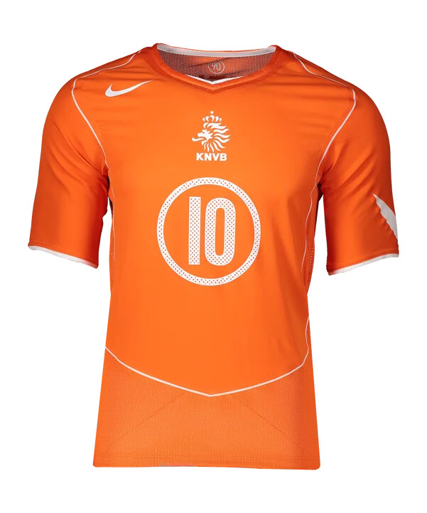 nike netherlands reissue 2004 van nistelrooy dres orange f819