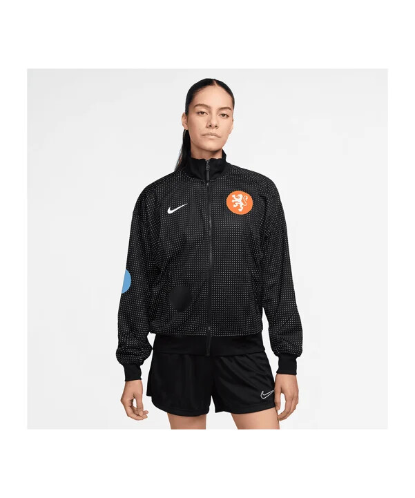 dámská bunda nike netherlands anthem černá f010