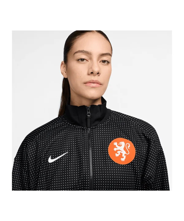 dámská bunda nike netherlands anthem černá f010