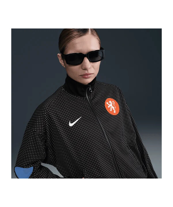 dámská bunda nike netherlands anthem černá f010